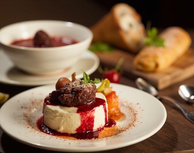 House-made Italian desserts including tiramisù and cannoli